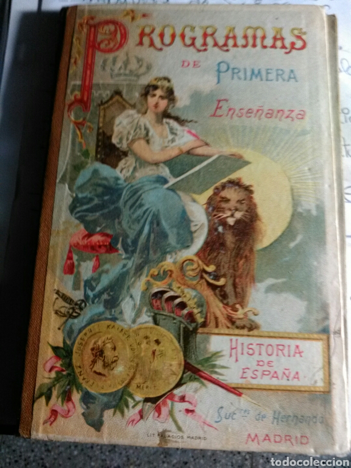 Libros antiguos: Programas de primera ense&ntilde;anza - Foto 1