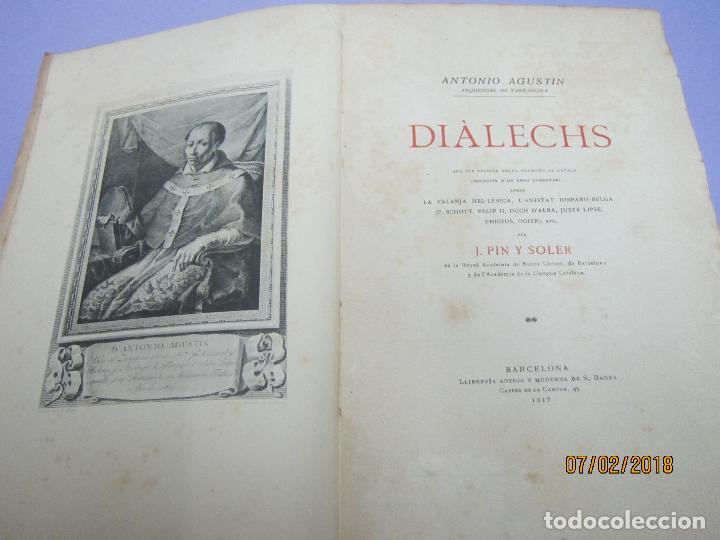 Libros antiguos: AGUSTIN. ANTONIO, DI&Aacute;LECHSS - Foto 2
