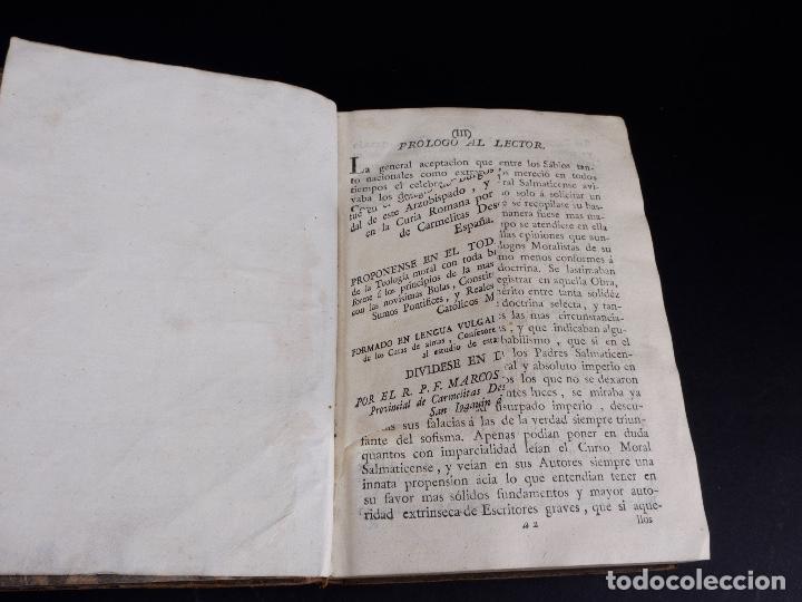 Libros antiguos: COMPENDIO MORAL SALMATICENSE 1805. DOS TOMOS - Foto 3