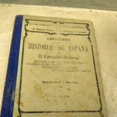 Libros antiguos: HISTORIA DE ESPAÑA - D. EZEQUIEL SOLANA -. Lote 132914769