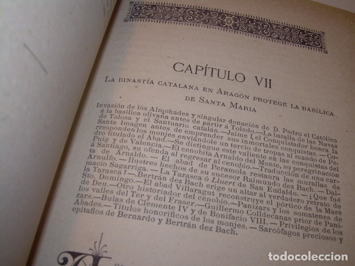 Libros antiguos: INTERESANTE LIBRO TAPAS DE PIEL..SANTA MARIA DEL MONASTERIO DE RIPOLL...AÑO 1888. - Foto 8 - 135332154