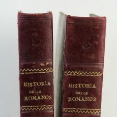 Libros antiguos: HISTORIA DE LOS ROMANOS-VICTOR DURUY-ED.MONTANER Y SIMON, BARCELONA 1888-DOS TOMOS