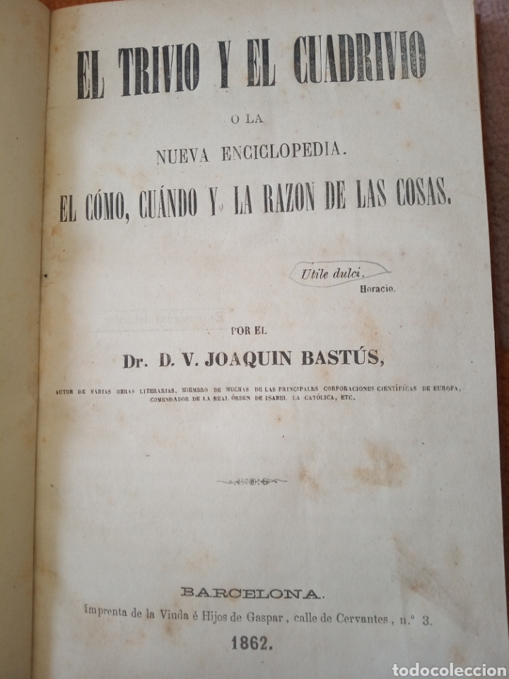Libros antiguos: El Trivio y el Cuadrivio - Foto 3