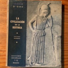 Libros antiguos: LA CIVILIZACION EN LA HISTORIA(30€). Lote 157285126