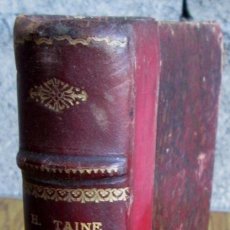 Libros antiguos: LES ORIGINES DE LA FRANCE CONTEMPORAINE - PAR H. TAINE LA REVOLUTION LA GOUVERMENT REVOLUTIONNAIRE 