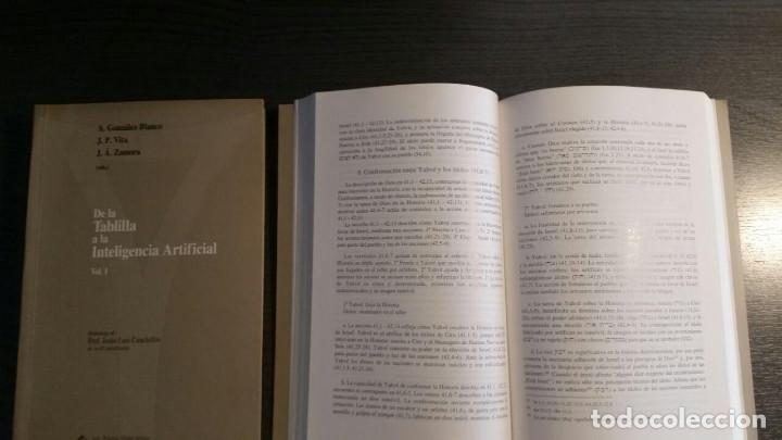 Libros antiguos: DE LA TABLILLA A LA INTELIGENCIA ARTIFICIAL 2 VOLS. - Foto 4
