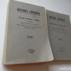 Libros antiguos: HISTORIA UNIVERSAL, EDADES MODERNA Y CONTEMPORÁNEA, 2 TOMOS, MODESTO JIMÉNEZ DE BENTROSA, 1934.. Lote 176005337