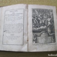 Libros antiguos: RECUEIL DES FIGURES, FONTAINES, .. VERSALLES, 1694. SIMON THOMASSIN. POSEE 217 GRABADOS