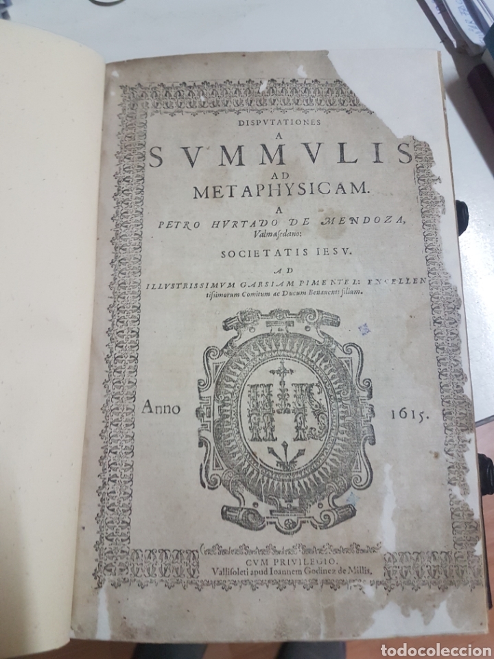 Libros antiguos: SUMMULIS AD METAPHYSICAM - Foto 3