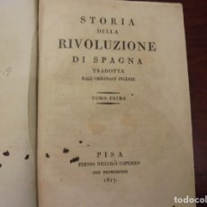 Libros antiguos: GUERRA INDEPENDENCIA. ELLIOT. ITALIANO. 1817. 3 TOMOS COMPLETO