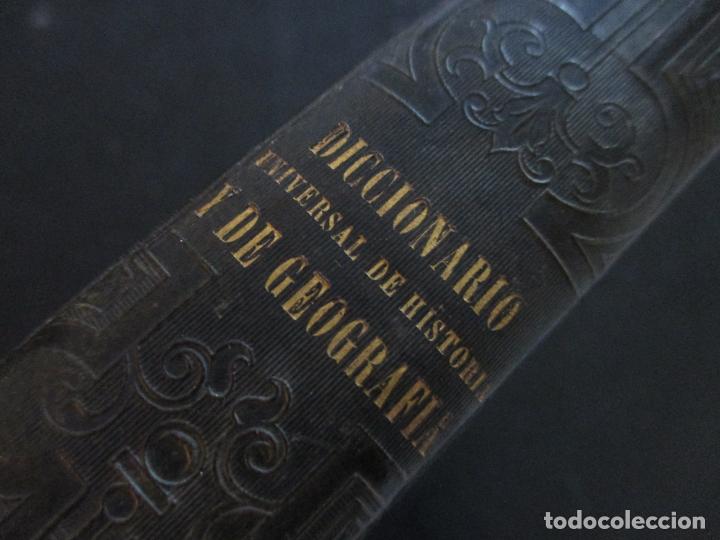 Livros antigos: DICCIONARIO UNIVERSAL HISTORIA GEOGRAF&Iacute;A. FCO DE PAULA MELLADO. 1846. TOMO II.