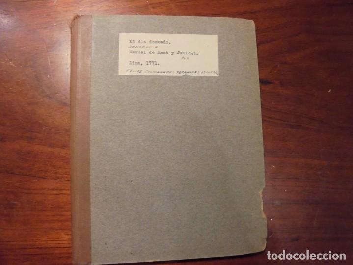 Libros antiguos: PERU. LIMA. AMAT Y JUNYENT. 1771 - Foto 3