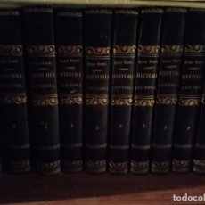 Libros antiguos: HISTORIA UNIVERSAL (10 TOMOS)/AUTOR: CÉSAR CANTÚ. AÑO 1866 (SIGLO XIX). BUENA ENCUADERNACIÓN.. Lote 197562137