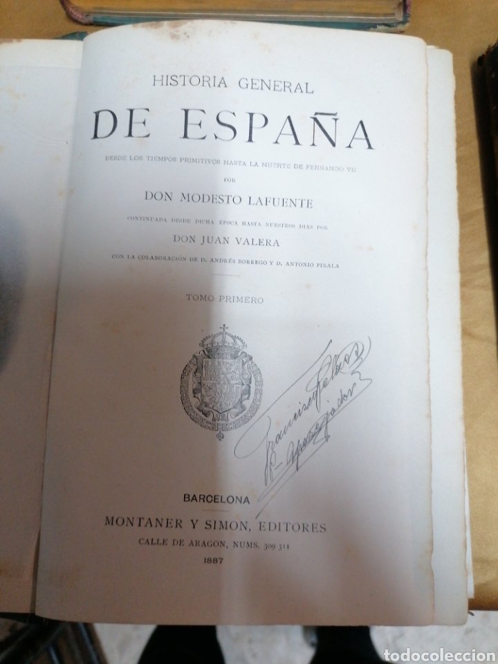 Libros antiguos: Historia de Espa&ntilde;a Vila seca - Foto 7