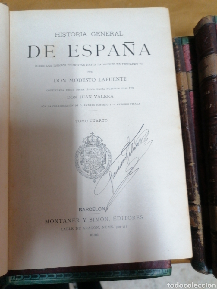 Libros antiguos: Historia de Espa&ntilde;a Vila seca - Foto 9