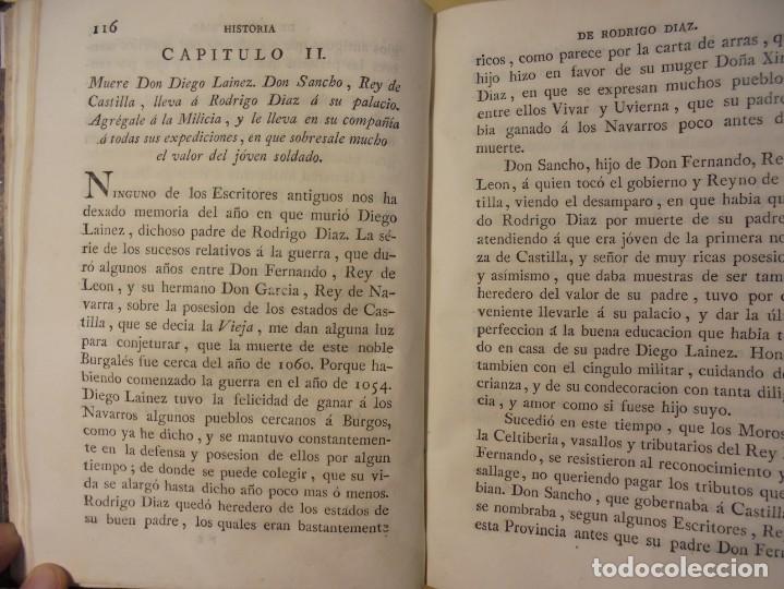 Libros antiguos: RISCO. CASTILLA. EL CID. 1792 - Foto 5