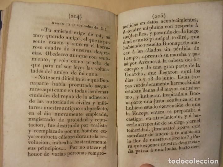 Libros antiguos: BATALLA DE WATERLOO. NAPOLE&Oacute;N. 1817 - Foto 5