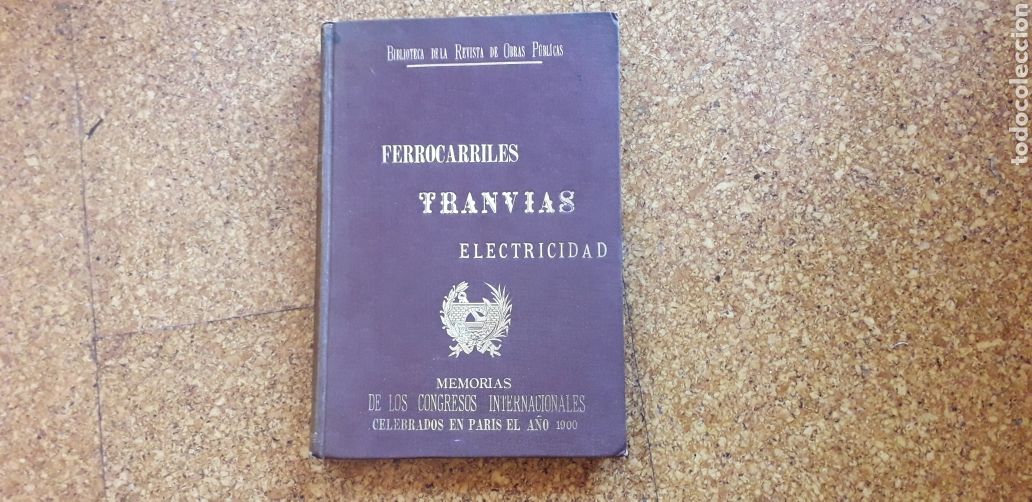 Antiquarische B&uuml;cher: FERROCARRILES, TRANVIAS, ELECTRICIDAD, MEMORIAS DE LOS INGENIEROS,