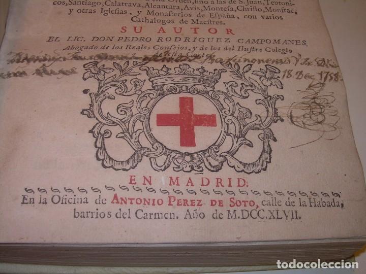 Libros antiguos: LIBRO PERGAMINO.TEMPLARIOS DISERTACIONES HISTORICAS Y ORDEN DE CAVALLERIA..AÑO 1747 - Foto 3 - 214342911