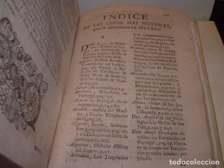 Libros antiguos: LIBRO PERGAMINO.TEMPLARIOS DISERTACIONES HISTORICAS Y ORDEN DE CAVALLERIA..AÑO 1747 - Foto 16 - 214342911
