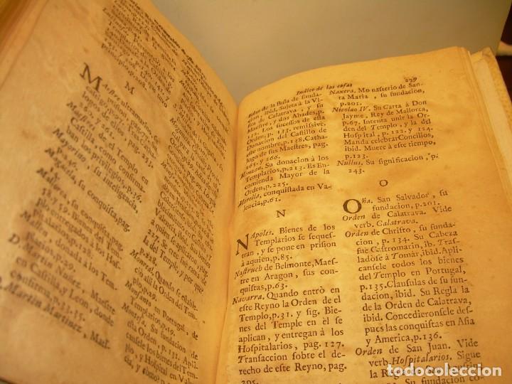 Libros antiguos: LIBRO PERGAMINO.TEMPLARIOS DISERTACIONES HISTORICAS Y ORDEN DE CAVALLERIA..AÑO 1747 - Foto 22 - 214342911