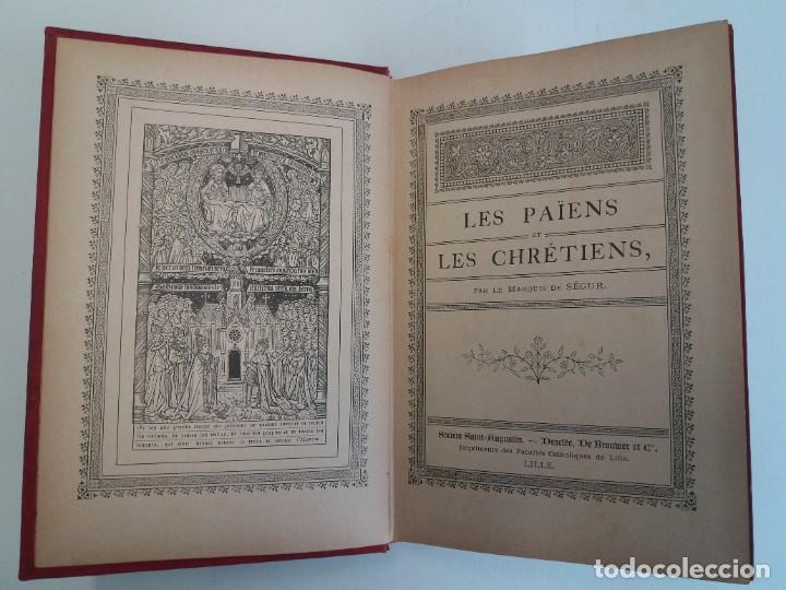 Libros antiguos: EXCELENTE LOS PAGANOS Y LOS CRISTIANOS MAS DE 150 AÑOS - Foto 11 - 214996376