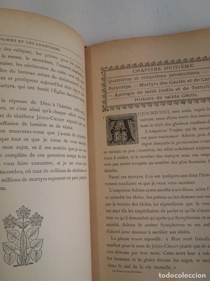 Libros antiguos: EXCELENTE LOS PAGANOS Y LOS CRISTIANOS MAS DE 150 AÑOS - Foto 41 - 214996376