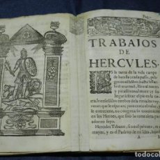 Libros antiguos: (M42) DON IVAN FRANCISCO DE LA CERDA (ZARAGOZA) TRABAJO Y AFANES DE HERCULES FLORESTA AÑO 1682