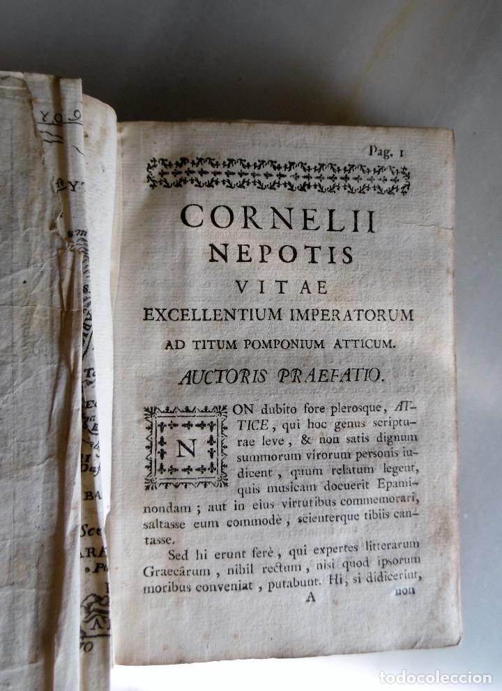Libros antiguos: CORNELIUS NEPOS-A&Ntilde;O 1804 - Foto 1
