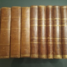 Libros antiguos: HISTORIA UNIVERSAL POR CÉSAR CANTÚ 1870 ,10 TOMOS, COLECCION COMPLETA. Lote 228377550