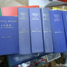 Libros antiguos: INVENTARIO ARTÍSTICO DE LUGO Y SU PROVINCIA 6 TOMOS, OBRA COMPLETA 1975 EN SEIS VOLUMENES INVENTARI
