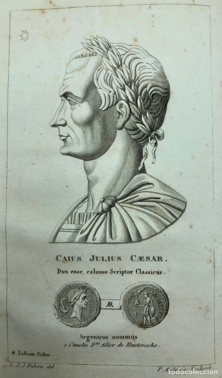 Libros antiguos: Opera Omnia Caesar, 1819. 4 tomos. Completo. - Foto 7