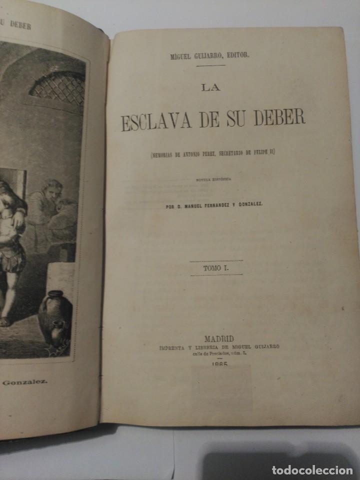 Libros antiguos: La esclava de su deber - Foto 2