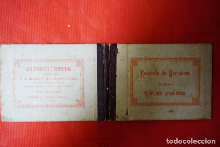 Libros antiguos: recuerdo de barcelona.edificios religiosos - Foto 1