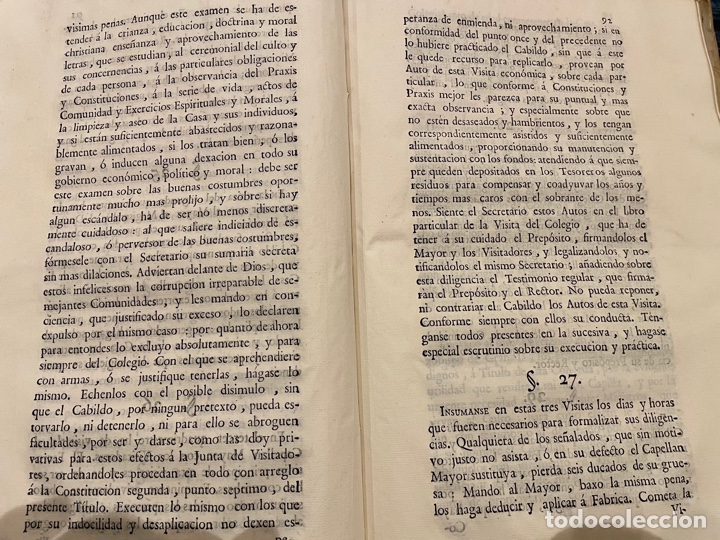 Libros antiguos: Constituciones de la Capilla Real de Granada - Foto 4