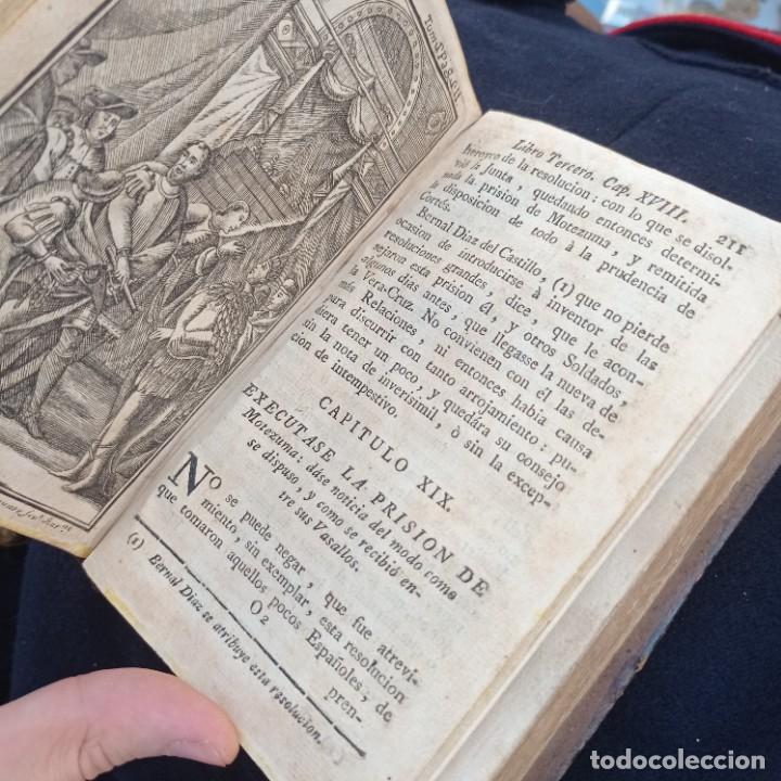 Libros antiguos: Libro de la conquista de M&eacute;xico con plano - Foto 4