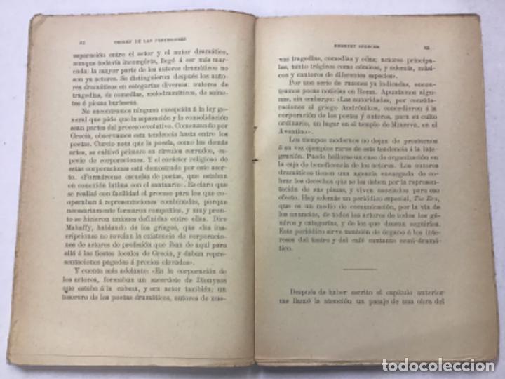 Libros antiguos: ORIGEN DE LAS PROFESIONES. - SPENCER, Herbert. - Foto 3