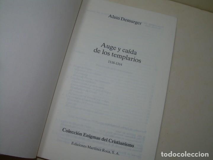 Libros antiguos: AUGE Y CAIDA DE LOS TEMPLARIOS. - Foto 6