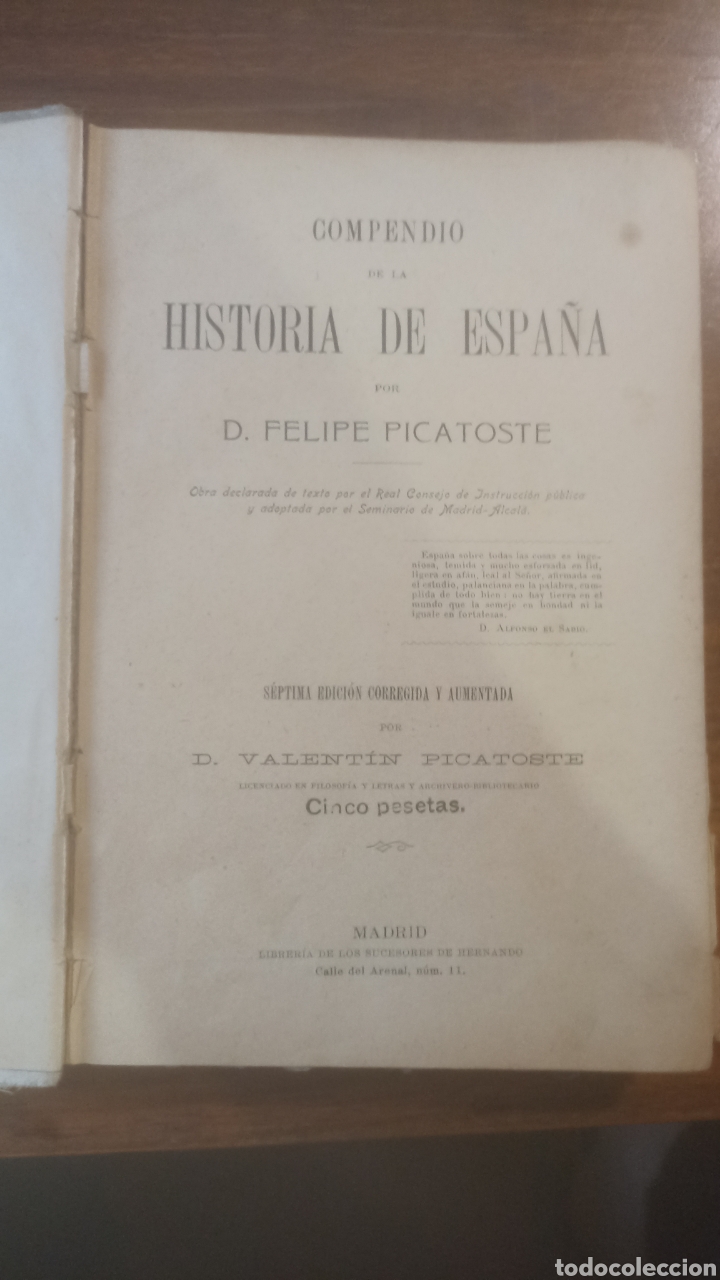 Libros antiguos: Historia de Espa&ntilde;a - Foto 4