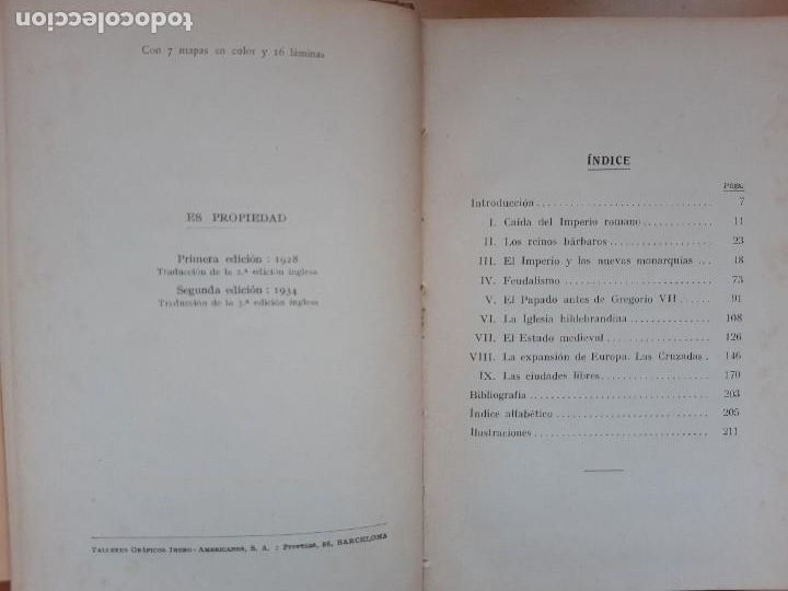 Libros antiguos: EUROPA MEDIEVAL - Foto 3