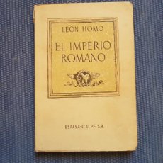 Libros antiguos: EL IMPERIO ROMANO. EL GOBIERNO DEL MUNDO. LA DEFENSA DEL MUNDO. LA EXPLOTACIÓN DEL MUNDO