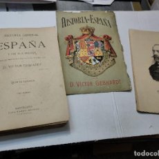 Libros antiguos: OBRA POR FASCÍCULOS COMPLETA HISTORIA GENERAL DE ESPAÑA Y SUS INDIAS TOMO I CON 18 GRABADOS. Lote 293192973