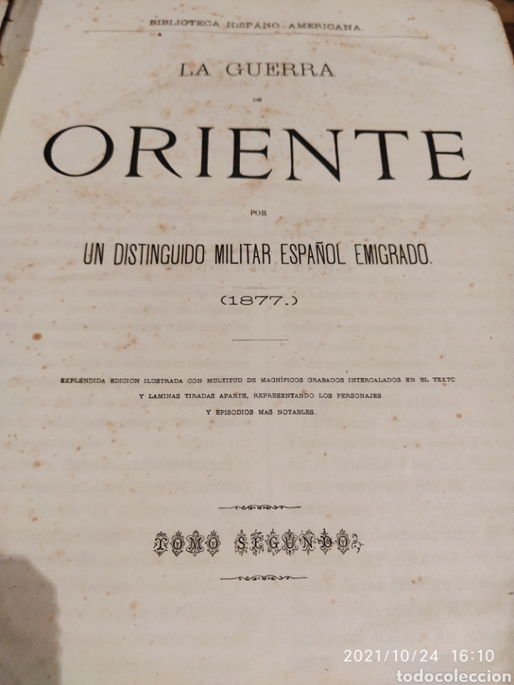 Libros antiguos: LA GUERRA DE ORIENTE 1877 - Foto 6