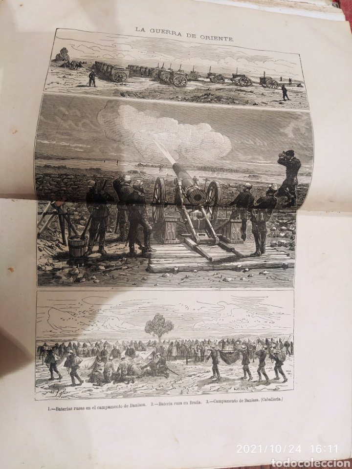 Libros antiguos: LA GUERRA DE ORIENTE 1877 - Foto 8