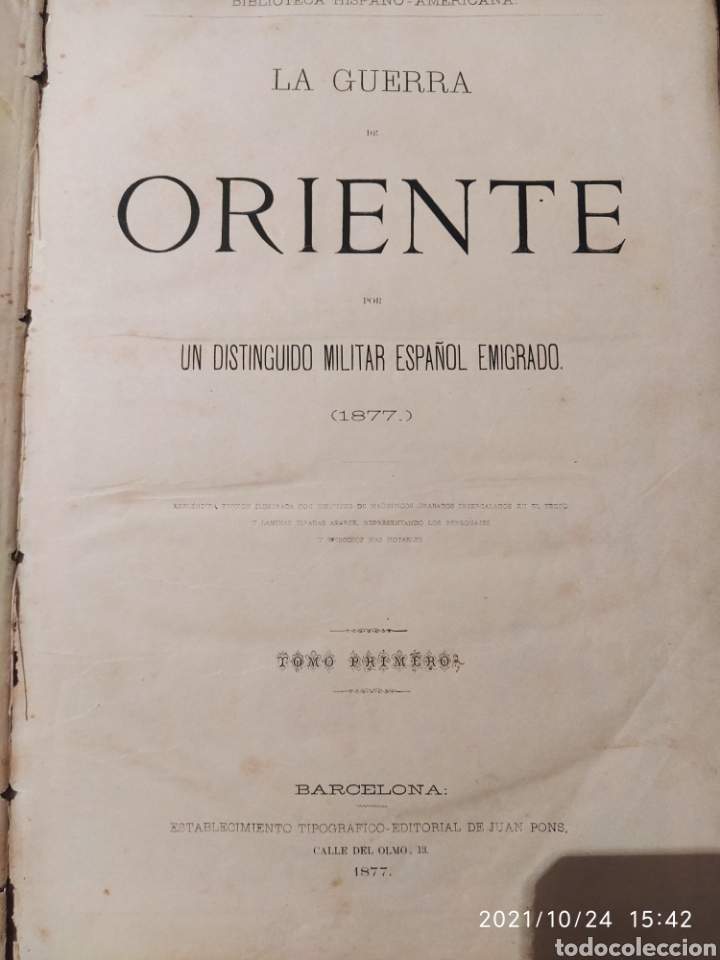 Libros antiguos: LA GUERRA DE ORIENTE 1877 - Foto 13