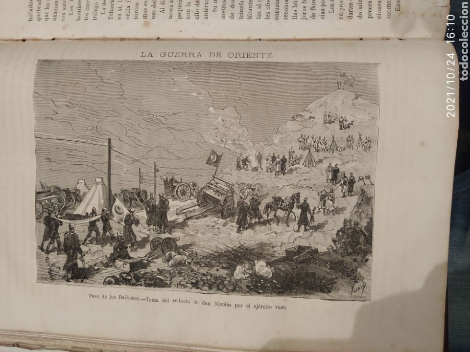 Libros antiguos: LA GUERRA DE ORIENTE 1877 - Foto 4