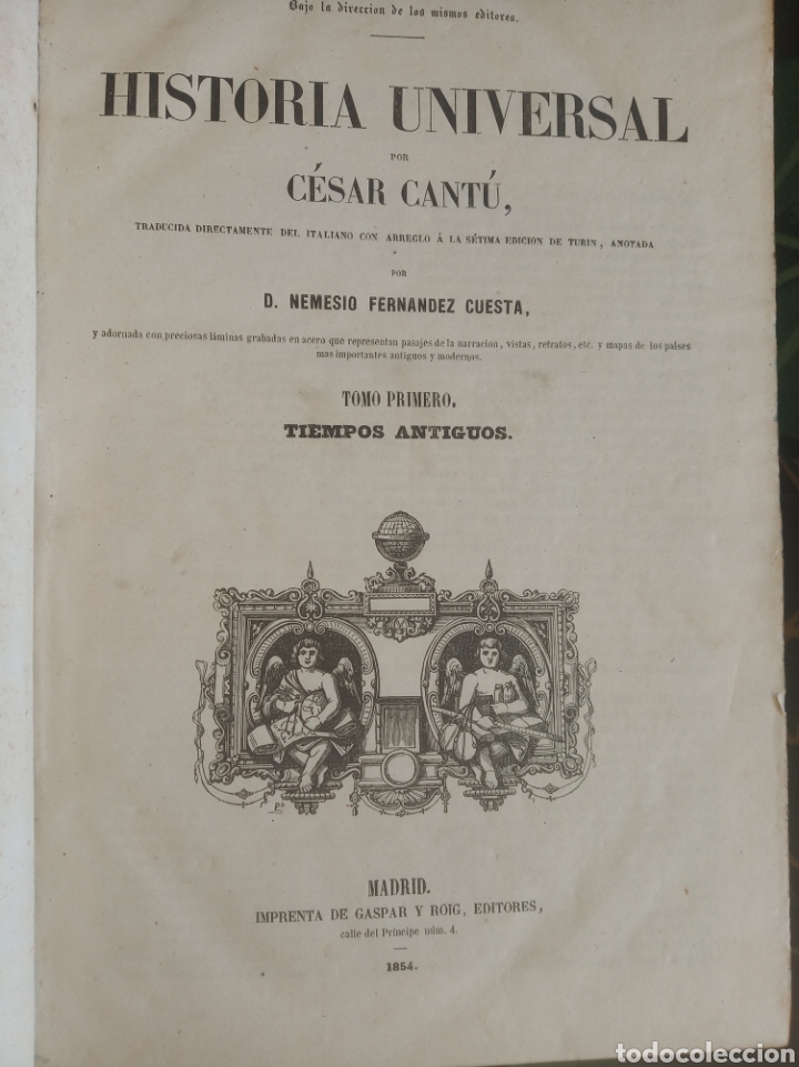 Libros antiguos: Historia Universal Cesay Cant&uacute; - Foto 3