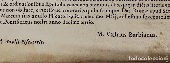 Libros antiguos: TORTOSA - DOCUMENTO PONTIFICAL CLEMENTE VIII - 1604