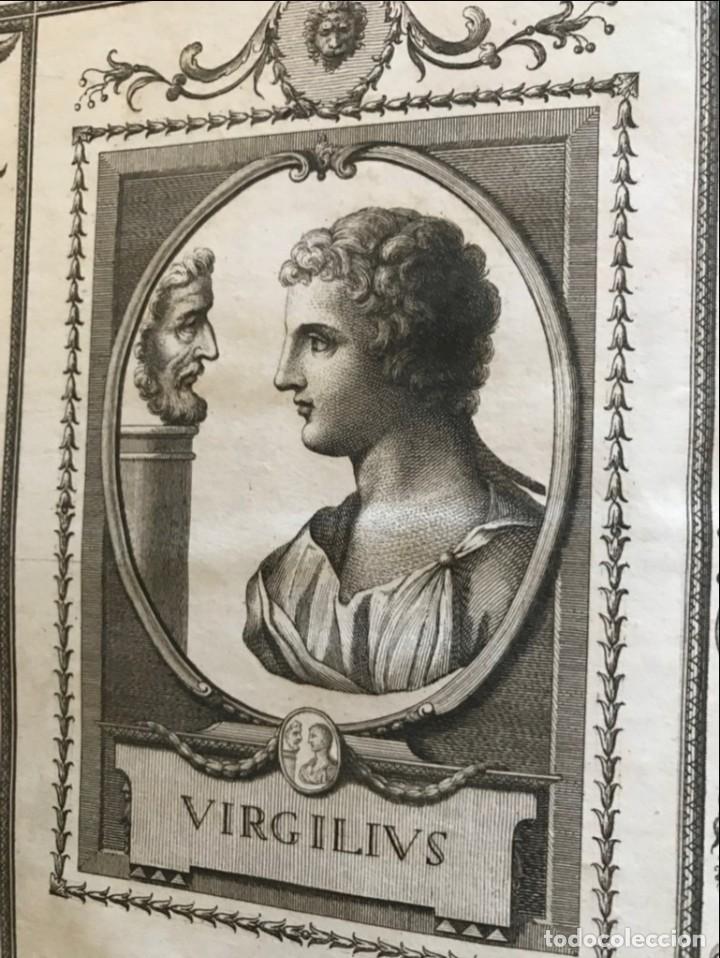 Libros antiguos: PICTURAE ANTIQUISSIMI VIRGILLIANI ...., 1782. Virgilio/Bartoli. Frontispicio y 125 grabados - Foto 12 - 311542713