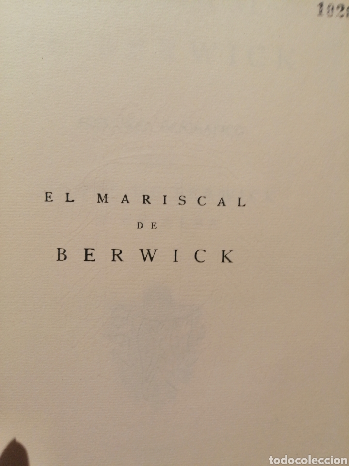 Libros antiguos: Libro El Mariscal de Berwick - Foto 2